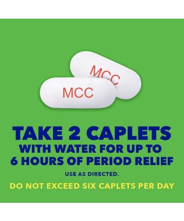 Midol Complete Caffeine Free Menstrual Pain Relief Caplets - 24 Count Pack - Buy Online on GoSupps.com