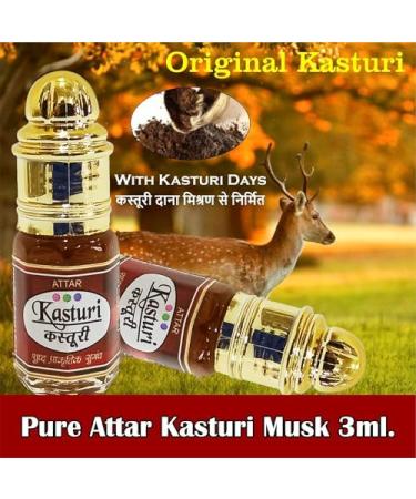 dk Attar For Men|Women Kasturi With Kasturi Days Combination 24 Hours Long Lasting Fragrance 3ml Rollon Pack - Buy Online on GoSupps.com