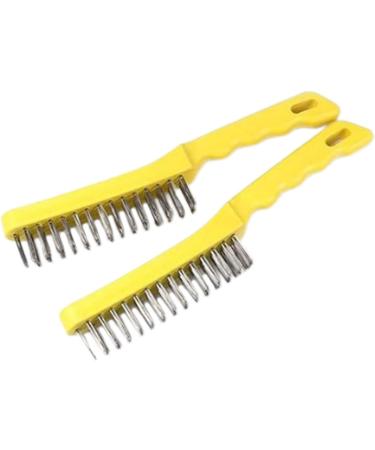 Stainless Steel Brush Set Long Handle Scratch Brush Multipurpose Cleaner Welding and Removing Rust 2  - Buy Online on GoSupps.com