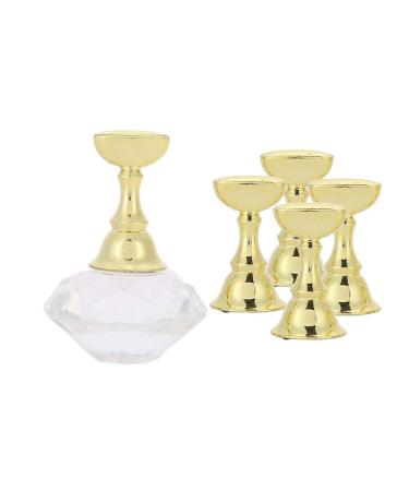 RIYAN Magnetic Nail Tip Practice Stand Base Holder Crystal Display Tools (White)