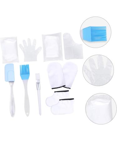 LIFKOME Ensemble de Soins Mains et Pieds Spa Moufles en Paraffine Hydratants Chaussettes en Coton Taille Unique Accessoires Exfoliants pour Bain de Paraffine Produits Couleur Al atoire - Buy Online on GoSupps.com