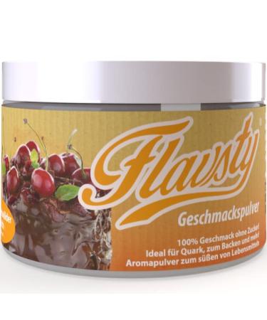 Flavsty Black Forest Cherry flavour powder - Vegan flavour powder without sugar - Aroma powder - Flavor powder