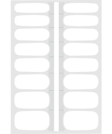 Monochrome LovelyFace Nail Wraps | Long-Lasting Nail Stickers & Non-Toxic Nail Foils - 16 Thin Self-Adhesive Designs (Snow) - Shop Internationally! - Buy Online on GoSupps.com