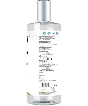 Sri Sri Tattva Organic Virgin Coconut Oil (200ml Pack of 2) - Buy Online on GoSupps.com