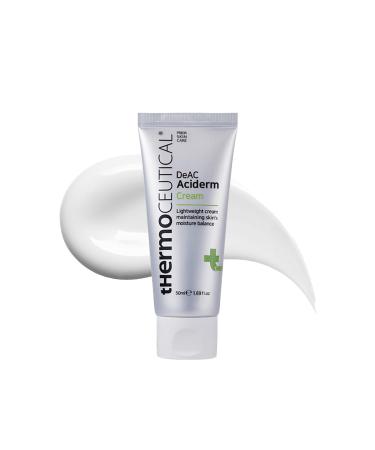 tHermoCEUTICAL DeAC Aciderm Cream - Acne Care Excessive Sebum Secretion Dead Skin Cells Reduction Polylysin Moisturizer Niacinamide 5% Smooth & Refreshing Texture 1.69 fl.oz