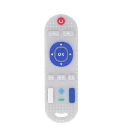Baby Teething Toy - TV Remote Shaped Silicone Chew Toy for Soothing Relief (Beige) - Buy Online on GoSupps.com