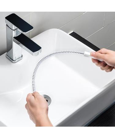 Flexible Pipe Dredge & Sewer Hair Cleaner | Wash Basin Cleaning Brush | Water Pipe Tool for Efficient Drain Cleaning - Buy Online on GoSupps.com