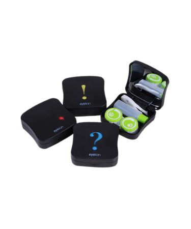 Lalafina 4er box Contact lens container and solution contact lens-mirror housing eye contact case contact lens box storage container for contact lenses contact tweezers contact lens holder
