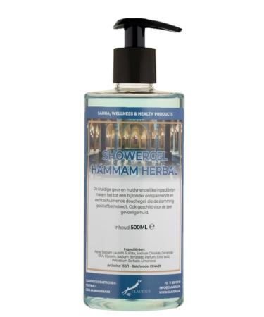 Claudius Shower Gel Hammam Herbal 500 ml with free pump Showergel