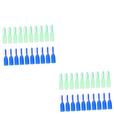 Minkissy 40 pth prison toothbrush mini toothbrush Small toothbrush prison prison used toothbrush toothbrush tools small toothbrush portable accessories travel plastic 1 piece (1 Pack) different colors x 2 pieces
