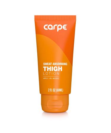 Carpe No Sweat Thigh - Thigh Sweat Absorbing Lotion with Witch Hazel and Vitamin B3 - 2.03 Fl Oz - Buy Online on GoSupps.com