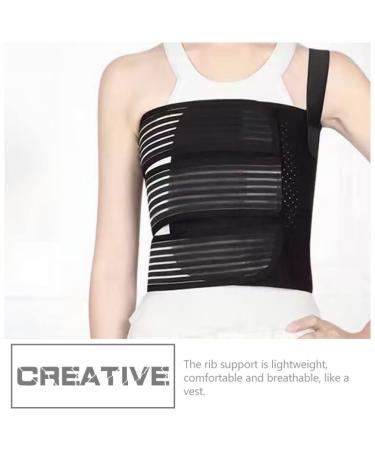Healeved Fracture Fixation Belt & Elastic Rib Brace - Adjustable Chest Bag & Abdominal Binder for Men & Women - Ideal for Rib & Waist Support - Buy Online on GoSupps.com