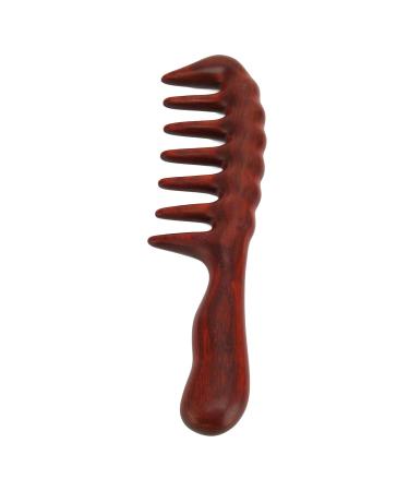 Verdant Touch Sandalwood Massage Combs - Wide Tooth Wooden Hair Comb for Scalp Massage | International Shipping Available - Buy Online on GoSupps.com