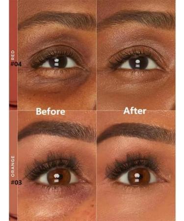 YYJRYE Color Clay CC Cream Color Correcting Cream for Dark Circles Waterproof Lightweight and Long-lasting Liquid Foundation with Brush - Buy Online on GoSupps.com