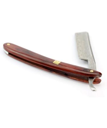 A.P. Donovan Luxury 7/8 Razor Set | Damast Blade Mahogany Handle Shaving Soap & Brush | Perfect Men's Gift - Buy Online on GoSupps.com