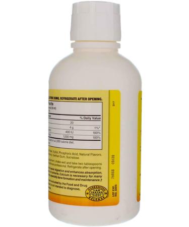 Liquid Calcium Citrate 1000mg with D3 Blueberry | 16 fl oz Bottle - Buy Online on GoSupps.com