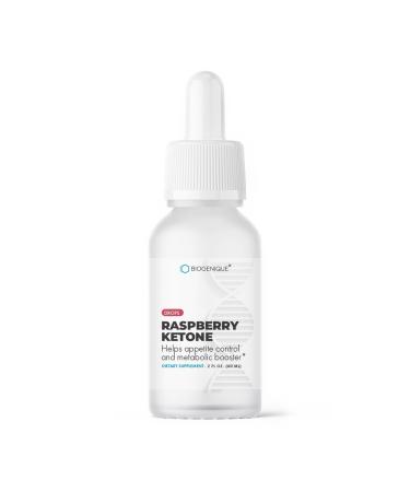 Raspberry Ketone Drops Appetite Suppressant Fat Burner for Men and Women Diet Energy Supplement Metabolism Booster 2 FL oz. 60ml sublingual Supplement - Made in USA - Vegan & Non-GMO