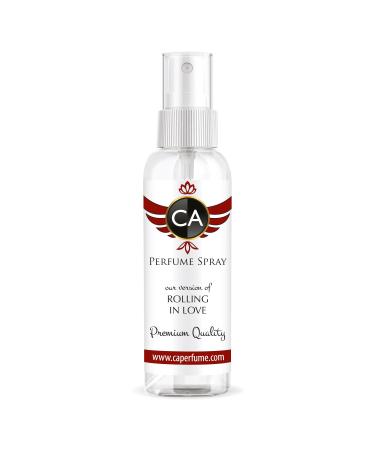 CA Perfume Impression of Rolling In Love For Women & Men Eau de Parfum Spray Atomizer Bottle 2 Fl Oz/60ml-X1