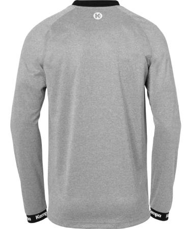 Kempa Men's Boys' Long-Sleeved Sports Jumper - Dark Grey Melange/Anthra | International Shipping Available - Buy Online on GoSupps.com