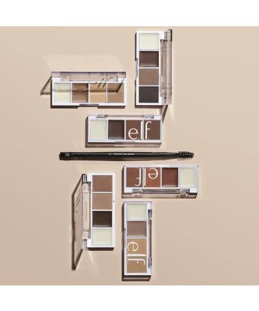 e.l.f. Bite-Size Brow Mini Quad - Ultra-Pigmented Brow Kit in Neutral Brown 0.14 Oz - Buy Online on GoSupps.com