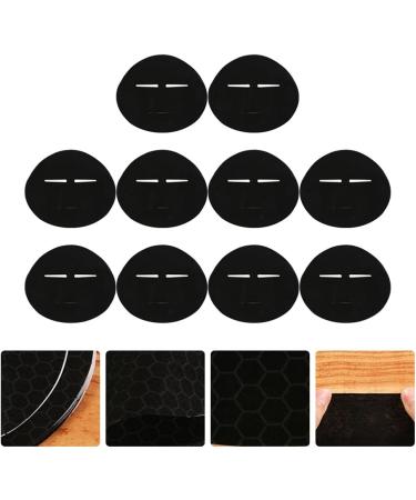 Beaupretty 10pcs DIY Black Facial Sheet - Natural Spa Skin Care Paper for Women & Girls | Disposable Skin Fiber Sheet - Buy Online on GoSupps.com