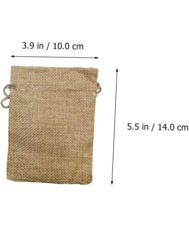 HAPINARY 24pcs Christmas Sack Candy Bags Advent Calendar Linen-like Cloth with Non-woven Lining - Buy Online on GoSupps.com