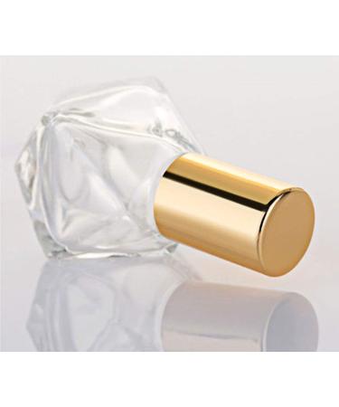 10 PCS Mini Portable Clear Glass Roller Bottles 8ml - DIY Essential Oil Roll On with Stainless Steel Ball Cap - Buy Online on GoSupps.com