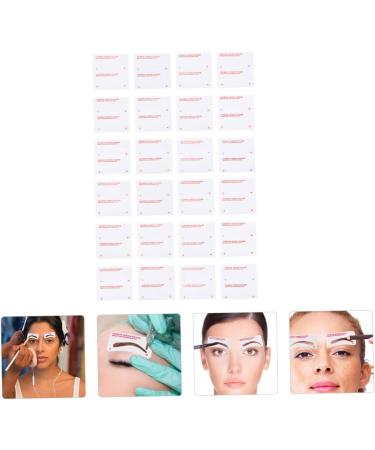 Beavorty Eyebrow Pencil Eyebrow Makeup Template 384 pcs Women Disposable Auxiliary Eyelash Tool Cards Eyebrow Assistant Grooming Kits Brow Makeup Stencil 1 count (Pack of 1) Whitex4pcs - Buy Online on GoSupps.com