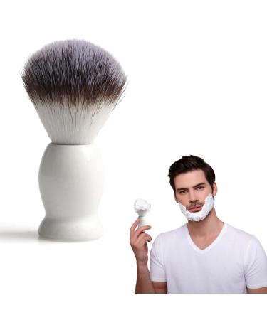 NHPY 1 Article shaving brush razor brush men roof hair men shaving brush facial beard hair cleaning shaving tool shaving brushes soap soap foaming razor (white)