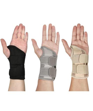 Nylon Wrist Splint with Thumb Loop - Breathable Adjustable Support Brace for Discomfort Relief - Buy Online on GoSupps.com