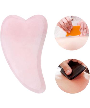 Rose Quartz Scraping Plate - Healing Massage Stone for Health & Wellness | International Shipping Available - Buy Online on GoSupps.com