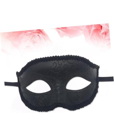 Angoily Masquerade Costume Eye Costumes Halloween Costume Party Black Outfit Black Maskes Halloween Party Wedding Dreses Makeup Men and Women Prom - Buy Online on GoSupps.com