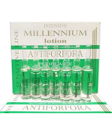 ANTIFORFORA intensive Hair Lotion Nourishing Balancing Conditioner for Hair Care 7 ampoules of 10 ml professional without rinsing Millennium line - Buy Online on GoSupps.com