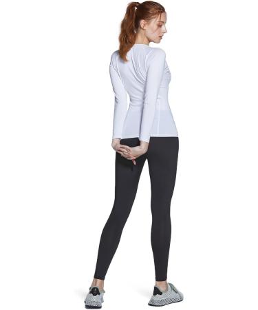 ATHLIO Women's Compression Shirt 2-Pack - Cool Dry Fit Long Sleeve for Workout & Yoga - White, Small - Buy Online on GoSupps.com