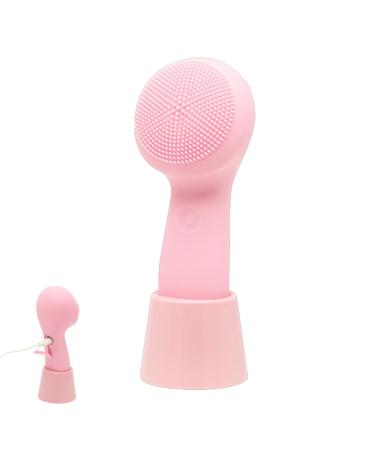 Facial Cleansing Brush Rotating Cleansing Soft Silicone Brush Soft Silicone Rotating Cleansing Brush 2-in-1 Design for Deep Clean & Gentle Exfoliation