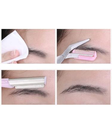 Buy 1 Pack Stainless Steel Eyebrow Shaping Scissors & Comb | Hair Remover Beauty Tool | Makeup & Hair Care Essentials | International Shipping Available - Buy Online on GoSupps.com