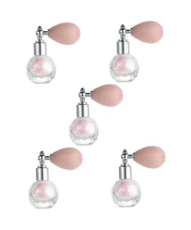 Beavorty 5pcs High Gloss Dusting Glitter Highlighter Sparkle Hair Spray Diamond Balloons Body Highlighter Spray Body Glitter Spray Women Highlighter Spray Highlighter Powder Spray Glitter 7.5x7cmx5pcs Pinkx5pcs