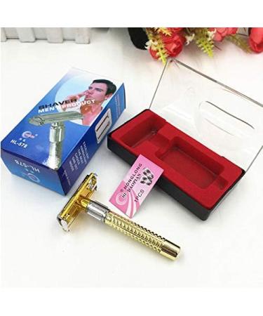 Tommy Lambert Double Edge Safety Razor Set for Men - Premium Quality Blade Shaving Kit - Buy Online on GoSupps.com
