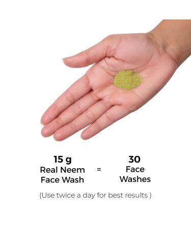 Brillare Neem Facial Cleanser - Natural Face Wash for Oily & Acne-Prone Skin, Paraben & Sulfate-Free, 15gm - Buy Online on GoSupps.com