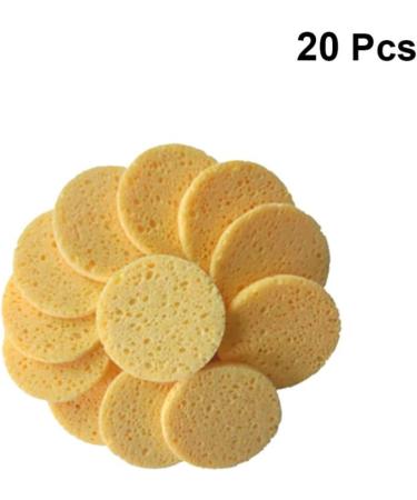 Exceart 20pcs Round Cotton Pads Natural Loofa Face Sponge Bath Sponge Pad Deep Face Cushion Make up Supplies 6*6cm Skin Color - Buy Online on GoSupps.com