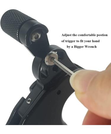 HuntaBear 360 Rotate Caliper Thumb Release for Compound Bow - Archery Accessories | Black 4 Fingers - Buy Online on GoSupps.com
