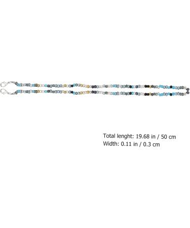 Buy Minkissy 2 pcs Glasses Mask Chain & Straps | Portable Pearl Lanyard for Eyewear & Face Masks | International Shipping Available - Buy Online on GoSupps.com