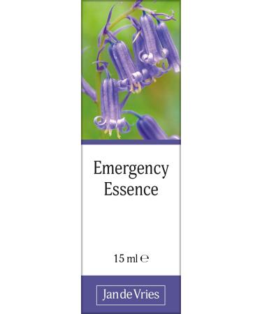 Jan De Vries Emergency Essence 15ml - Unwind & Soothe with Star of Bethlehem, Bluebell & Yarrow - Buy Online on GoSupps.com