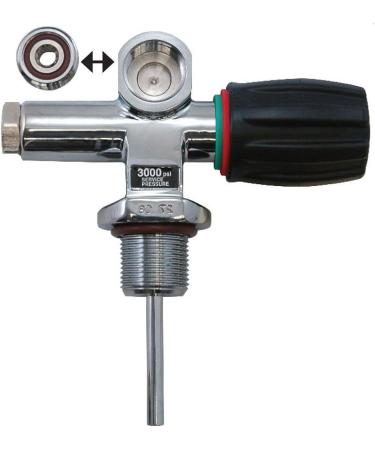 XS Scuba Modular Pro Valve - 3000 Psi - Left Hand Orientation - Buy Online on GoSupps.com