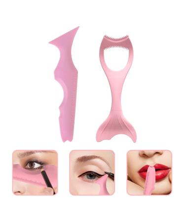 Beavorty 2pcs Silicone Eyeliner Stencils - Winged Tip & Eyebrow Pencil Guide Tool Kit - Buy Online on GoSupps.com