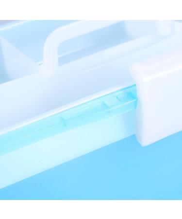 Multifunctional Nail Art Storage Case | 3-in-1 Makeup & Manicure Organizer Small Cosmetic Tools Container - Buy Online on GoSupps.com