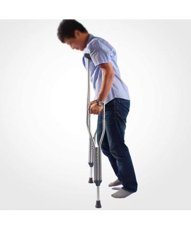 LINYUES Crutches for Adults Underarm Premium Disabled Auxiliary Aluminum Alloy Walking Stick and - Height Adjustable Walker Crutches for Men Women The Elderly Disabled Great for Travel or Work A Medium - Buy Online on GoSupps.com