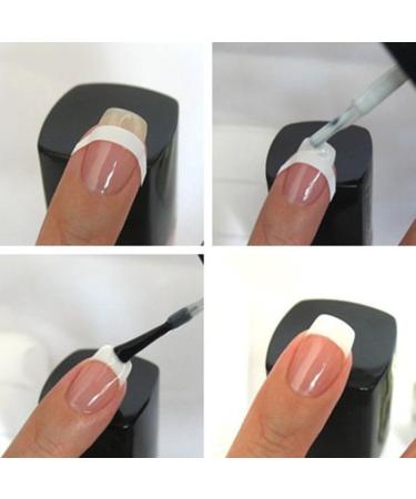 French Manicure Nail Tip Guides French Manicure Nail Art Stencils Stickers Decals 24 Sheets 36 Designs Nail Art Stickers - Professional Salon & Home Use - Buy Online on GoSupps.com
