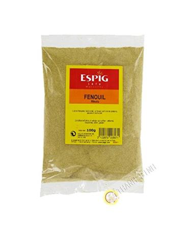 Ground Fennel ESPIG 100 g France – Pack of 3