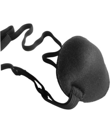 SEWOART 2pcs Lazy Eye Patch Eye Mask Adjustable Eye Patch Adult Costumes Eye Patches Pirate Black - Buy Online on GoSupps.com